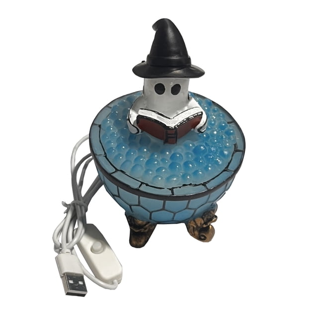 Toystoory Iluminación peculiar Linda decoración de Halloween Fantasmas Lámpara de libro de lectura Decoración de baño de Halloween Fantasmas Iluminación y accesorios