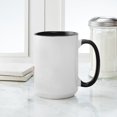 thumbnail image 4 of CafePress - Knitting Keeps Me From Unraveling Large Mug - 15 oz Ceramic Large White Novelty Mug, 4 of 4