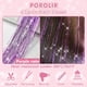 thumbnail image 2 of Clip in Hair Tinsel Kit, Pack of 6Pcs Glitter Fairy Tinsel Hair Extensions 20 Inch Shiny Hair Tinsel Heat Resistant, Sparkly Strands Hair Accessories, 2 of 4