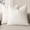 White, variant on otnbgsr A set of 2-piece decorative linen grid pillow set, neutral farmhouse retro cushion set, modern bohemian style home decoration sofa chair sofa bedroom living room, 18 x 18 inches