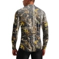 thumbnail image 6 of Forest Camo Quarter Zip Pullover for Men, Long Sleeve Hunting Fishing Jersey with Moisture Wicking Quick Dry Fabric - Lightweight Outdoor Athletic Performance Tops Coffee XXXL, 6 of 6