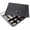 Black  14.1 x 13 x 2.5 Inch, variant on Volcora Cash Drawer Tray with Locking Cover - 14.1 x 13 x 2.5 Inch Metal Cash Lock Box with Lid - 5 Bill / 8 Coin Cash Tray Money Organizer - 16" Cash Registers with Fully Removable Tray