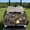 Camo Hunting Forest Leaf Gray, variant on COEQINE Golf Cart Seat Cover Blanket with Fold-Away Design, Universal Golf Accessories with 4 Pockets, Fit for EZGO Yamaha Club Cars and More, Cute Cartoon Golf Flower