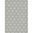 thumbnail image 3 of Unique Loom Trellis Collection Casual Moroccan Lattice Transitional Indoor and Outdoor Flatweave Area Rug, 7' x 10', Blue/Gray, 3 of 6