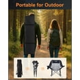 thumbnail image 2 of MOPHOTO Oversized Heated Rocking Camping Chair Support 500 lbs,Portable 3 Adjustable Heating Levels,Folding Quick Setup,Compact Storage,Lawn Chair with Side Pockets for Outdoor(Heated), 2 of 7