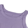 thumbnail image 3 of Women's Sleeveless Tank Top Racerback High Crew Neck Ribbed Basic, 3 of 5