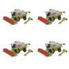 Bruder Toys Claas Lexion 480 Toy Farm Combine Harvester Play Vehicle (4 Pack)
