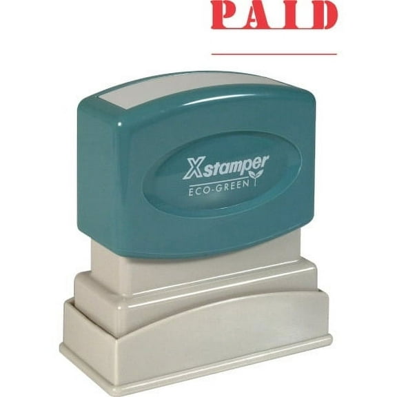 Xstamper, XST1221, PAID Title Stamp, 1 Each