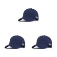 thumbnail image 4 of Sombrero de Béisbol Qarigey Ajustable Algodón Caqui Negro Blanco Gris Azul, 4 of 6