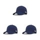 thumbnail image 4 of Sombrero de Béisbol Qarigey Ajustable Algodón Caqui Negro Blanco Gris Azul, 4 of 6