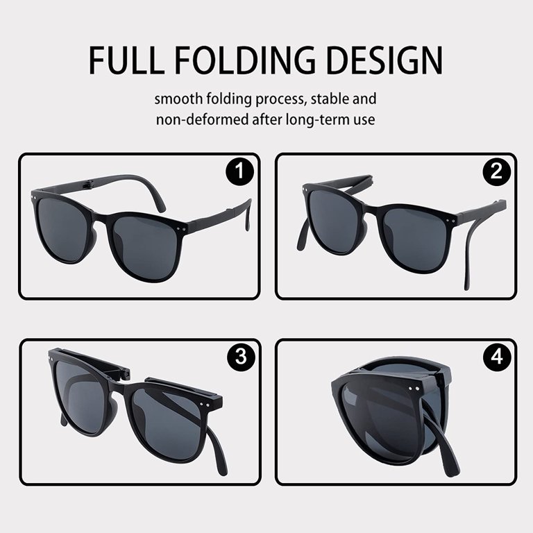 4 Piece Fold-Up Sunglass Case