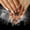 JP2506, variant on 1 Sheet Coffin French Fake Nails Tips Full Cover Acrylic Nails Glossy Horrible Halloween False Nails