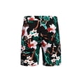 thumbnail image 2 of Txlixc Pantalones cortos de playa para hombres con cintura elástica, impresión hawaiana suelta Txlixc moda, 2 of 4