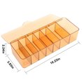 thumbnail image 3 of Suncoda Organization and Storage Clear Electronics Organizer Box,7 Compartment Storage Boxes,Electronic Accessories Case for Desk Drawer,Data Cable Storage Box for Home, Office (with Cover), 3 of 6