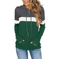 thumbnail image 2 of UAMVSH Hooded Sweatshirts for Women Printed Long Sleeve Tunic Pullover Casual Drawstring Hoodie Ladies Fall Trendy Outfits(X-Large,Gray 2), 2 of 5