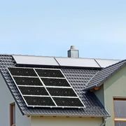 Lohoms Solar Panel Kit, 12V Battery Charger with 100A Controller, Flexible for Camping, RV, Home, Boat