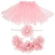 thumbnail image 3 of Baby Girl Tutu Skirt And Flower Headband Photography Outfit For Infants With Adorable Design In Pink For Studio Use 1 Set, 3 of 4