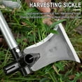 thumbnail image 5 of Multi-Functional High Manganese Steel Agricultural Sickle Shovel | 3-in-1 Tool for Cutting, Digging & Shoveling | Outdoor Garden & Farm Use | Choose Handle Length 30cm-100cm, 5 of 9