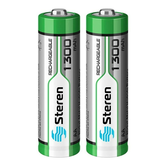 Pilas Recargables AA Steren Nimh 1300mah