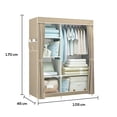 thumbnail image 2 of Closet Organizador de Ropa | Armario Armable | Ropero Portátil Amplio | Acero Inoxidable | Tela Impermeable, 2 of 5