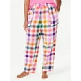 thumbnail image 5 of Joyspun Women's Print Flannel Sleep Pants, Sizes XS to 3X, 5 of 6
