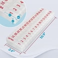 thumbnail image 6 of Large Pill Organizer Monthly 32 Compartments - 30 Day Pill Organizer 1 Time A Day, Large Compartment Box for Medications, BPA-Free Plastic, Removable Lid for Easy Loading Medicine, Clear, Case of 50, 6 of 8