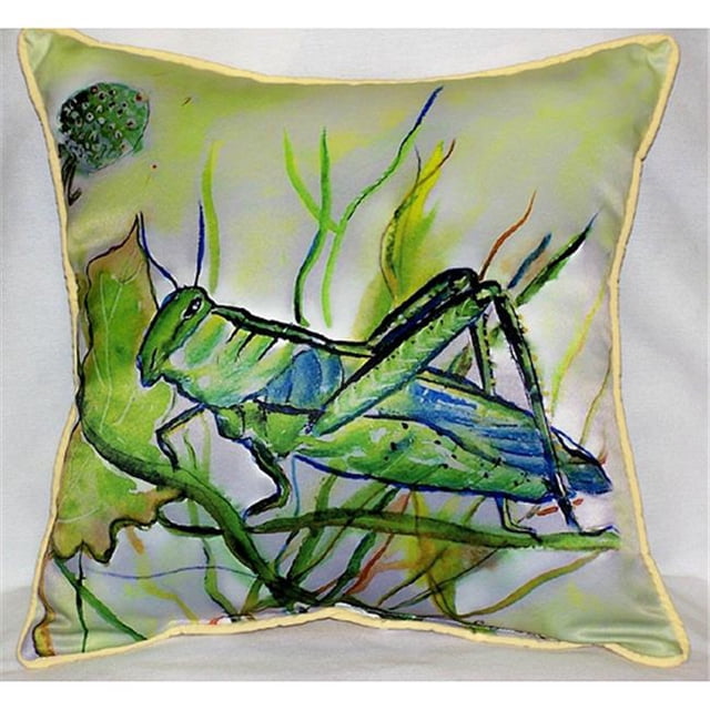 Coussin Art Seulement Grasshopper 18"x18 Pouces