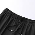 thumbnail image 5 of Utoimkio Women's Ice Silk Cooling Capri Pants,Elastic Waistband with Drawstring and Side Zipper Pockets, 5 of 5