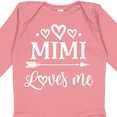 thumbnail image 4 of Inktastic Mimi Loves Me Baby Clothes Boys or Girls Long Sleeve Baby Bodysuit, 4 of 5
