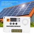 thumbnail image 4 of 12V/24V Solar Panel Regulator, PWM Solar Charge Controller, Automatic Adaptation Solar Panel Regulator Efficient Three Stage PWM Charging for Off Grid Systems, 4 of 7