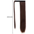 thumbnail image 3 of xiaxaixu Extensions de Cheveux Queue de Cheval Longue Naturelles Douces à Enrouler Droites à Clip pour Femmes, 3 of 8
