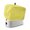 White Yellow, variant on Toaster Cover 2 Slice, Yellow Moire Dustproof Bakeware Oven Protector with Top Hook, Water Ripple Stripe Farmhouse Waterproof Small Kitchen Appliance Toasters Dust Cover, 11"x6"x8"