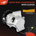 thumbnail image 3 of A-Premium Air Conditioner AC Compressor with Clutch Compatible with Smart Fortwo 1.0L 2008-2015, 3 of 9