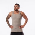 thumbnail image 3 of Different Touch 6 Pack Assorted Colors Square Cut G-unit Style Tank Tops A-shirts for Men, 3 of 3
