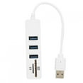 thumbnail image 2 of Concentrador USB Puerto USB 3.0 Lector de tarjetas de memoria/tarjetas de memoria pequeñas Combinación USB de alta velocidad Computadora, 2 of 14
