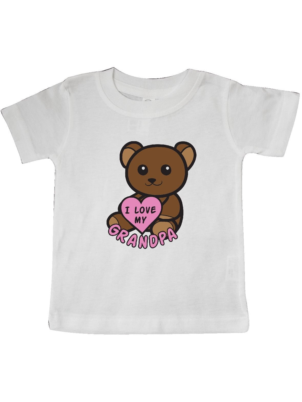 inktastic My Grampa Loves Me Bear and Hearts Baby T-Shirt