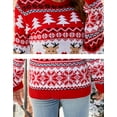thumbnail image 5 of Sweaters for Women Trendy Ugly Christmas Sweater Crewneck Long Sleeve Knitted Pullover Sweaters Shermie, 5 of 6