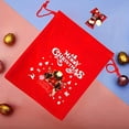 thumbnail image 4 of Christmas Gift Bags Christmas Drawstring Gift Bags Red Green Mini Velvet Pouches for Candy Treats Gift Cards Coins Jewelry Wrapping Party Favors for Kids Friends Coworkers Holiday Xmas Decor,J, 4 of 5