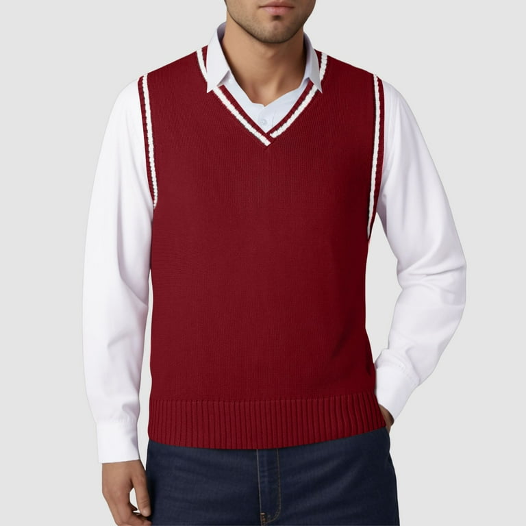 V Neck Plain Polyester Casual Sweaters V Neck Plain Polyester Casual Sweaters