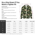 thumbnail image 5 of Kdxio Black Dinosaur Print Women Men Sun Protection UPF 50+ Jackets Zip Up Long Sleeve Hoodie Hiking Lightweight with Pockets, 5 of 7
