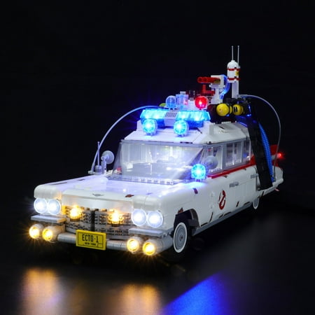 LIGHTAILING Led Lighting Kit for Legos Ghostbusters ECTO-1 10274 Building Blocks Model (Not Include the Legos Model)