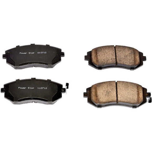 Front Brake Pad Set - Compatible with 2002 - 2012 Subaru Legacy 2003 2004 2005 2006 2007 2008 2009 2010 2011