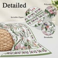 thumbnail image 2 of Pink Spring Floral Pillow Covers, Linen Long Throw Pillow Case, Elegant Pastoral Flowers Birds Watercolor Holiday Pillow Protector Decorative Cushion Cover for Living Room/Bedroom 20" x 36", 2 of 8