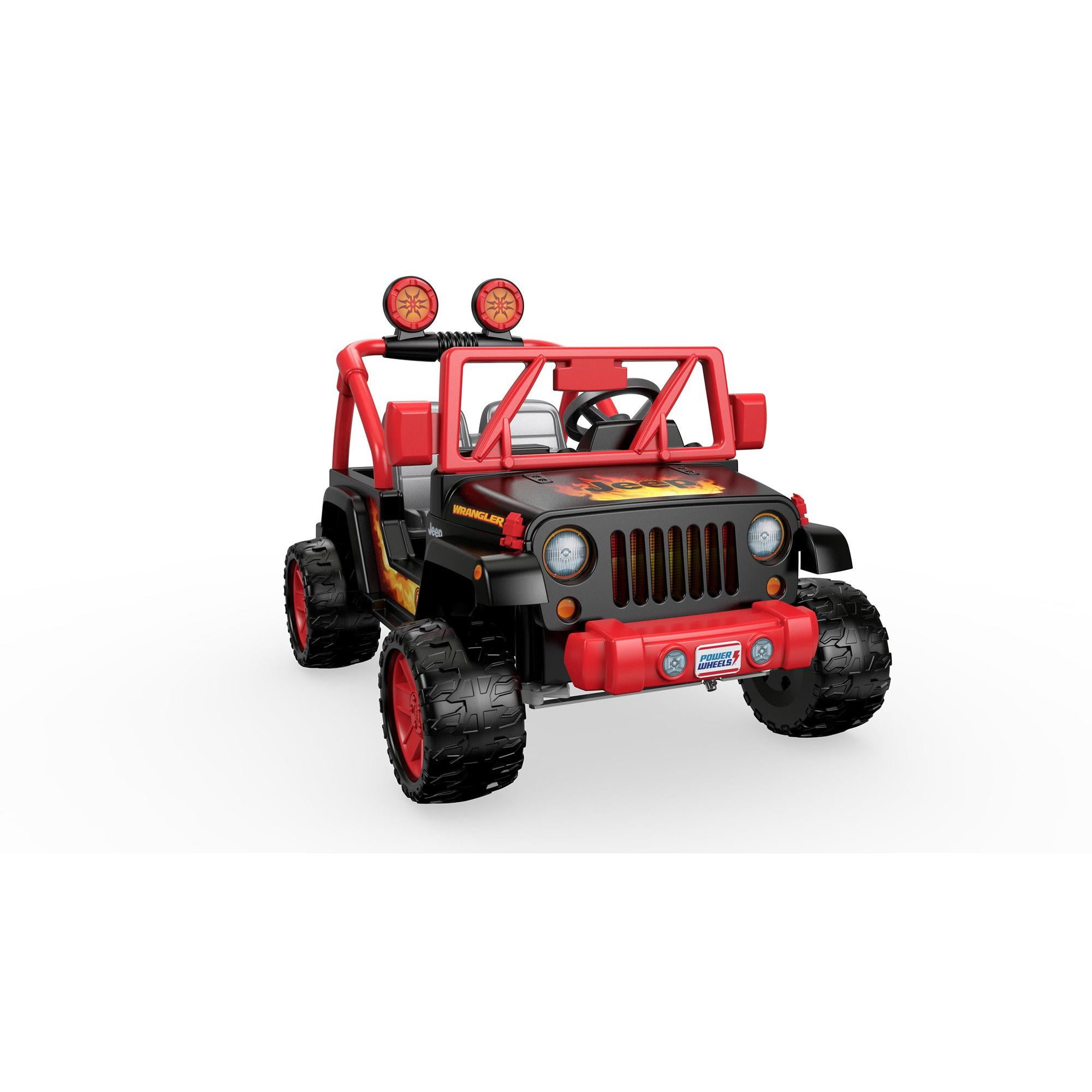 Power wheels tough talking jeep hot sale wrangler manual