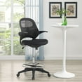 thumbnail image 5 of Modway Advance Drafting Chair with Mesh Back and Armrests in Black, 5 of 6