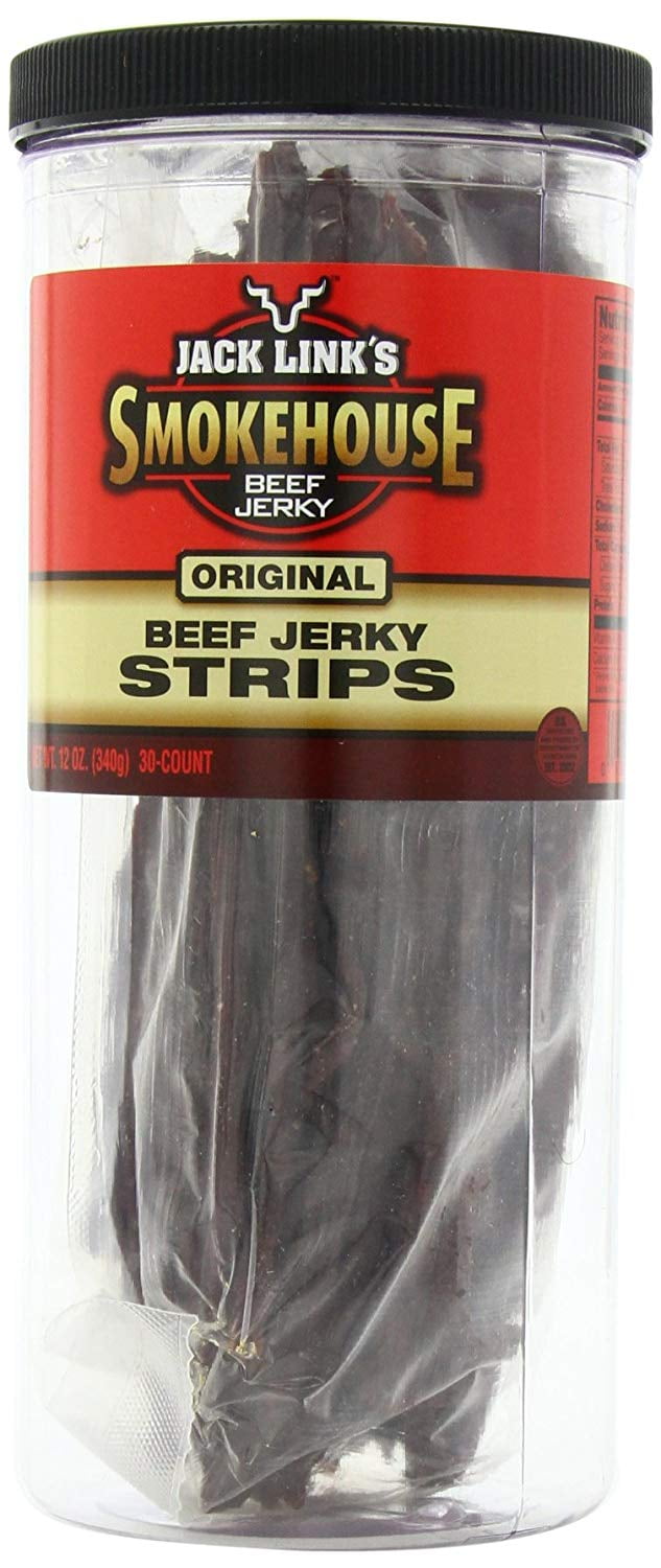 Jack Link's, Smokehouse Beef Jerky Strips, Original, 30-Piece - Walmart ...