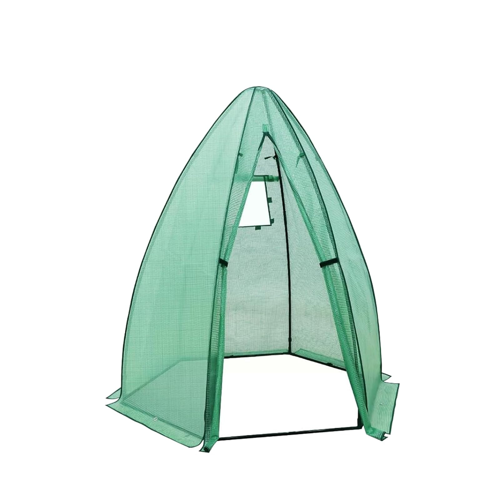 Heavy-Duty Hexagonal Portable Greenhouse with Durable PE Cover, Zippered Door & Mesh Window - Protects Vegetables, Flowers, Fruits, and Herbs