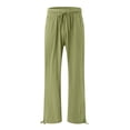 thumbnail image 4 of Sngxgn Women's Joggers Lightweight Hiking Pants Workout Lounge Casual Outdoor(Mint Green,S), 4 of 5