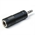 thumbnail image 1 of 3.5mm Female To 6.35mm Male Stereo Headphone Audio Adaptor Microphone Connector, 1 of 8