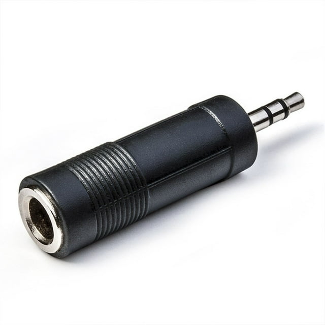 3.5mm Female To 6.35mm Male Stereo Headphone Audio Adaptor Microphone Connector